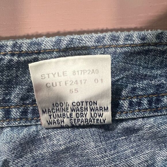 Lucky Brand Jeans Women Size 10/30 Vintage Rancher Flare Blue Denim - Picture 8 of 8